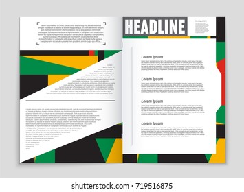 Abstract vector layout background set. For art template design, list, front page, mockup brochure theme style, banner, idea, cover, booklet, print, flyer, book, blank, card, ad, sign, sheet, a4.