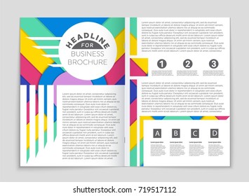 Abstract vector layout background set. For art template design, list, front page, mockup brochure theme style, banner, idea, cover, booklet, print, flyer, book, blank, card, ad, sign, sheet,, a4.