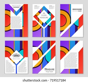 Abstract vector layout background set. For art template design, list, front page, mockup brochure theme style, banner, idea, cover, booklet, print, flyer, book, blank, card, ad, sign, sheet,, a4.