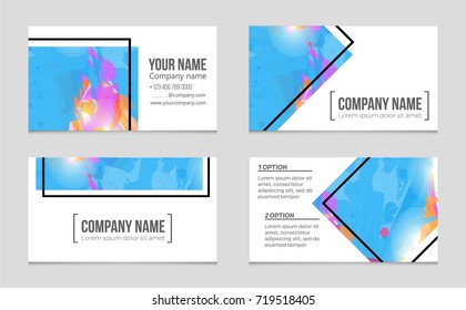 Abstract vector layout background set. For art template design, list, front page, mockup brochure theme style, banner, idea, cover, booklet, print, flyer, book, blank, card, ad, sign, sheet, a4