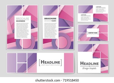 Abstract vector layout background set. For art template design, list, front page, mockup brochure theme style, banner, idea, cover, booklet, print, flyer, book, blank, card, ad, sign, sheet,, a4.