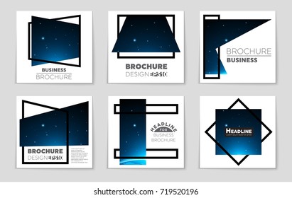Abstract vector layout background set. For art template design, list, front page, mockup brochure theme style, banner, idea, cover, booklet, print, flyer, book, blank, card, ad, sign, sheet, a4