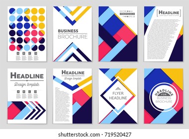 Abstract vector layout background set. For art template design, list, front page, mockup brochure theme style, banner, idea, cover, booklet, print, flyer, book, blank, card, ad, sign, sheet,, a4.