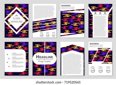 Abstract vector layout background set. For art template design, list, front page, mockup brochure theme style, banner, idea, cover, booklet, print, flyer, book, blank, card, ad, sign, sheet, a4.