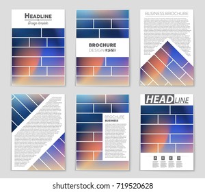 Abstract vector layout background set. For art template design, list, front page, mockup brochure theme style, banner, idea, cover, booklet, print, flyer, book, blank, card, ad, sign, sheet,, a4.