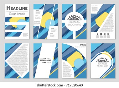Abstract vector layout background set. For art template design, list, front page, mockup brochure theme style, banner, idea, cover, booklet, print, flyer, book, blank, card, ad, sign, sheet,, a4.