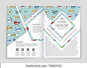 Abstract vector layout background set. For art template design, list, front page, mockup brochure theme style, banner, idea, cover, booklet, print, flyer, book, blank, card, ad, sign, sheet, a4.