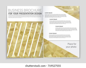 Abstract vector layout background set. For art template design, list, front page, mockup brochure theme style, banner, idea, cover, booklet, print, flyer, book, blank, card, ad, sign, sheet, a4