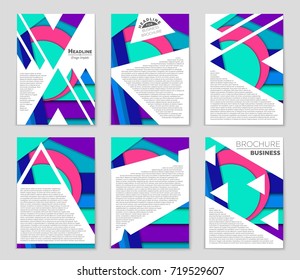 Abstract vector layout background set. For art template design, list, front page, mockup brochure theme style, banner, idea, cover, booklet, print, flyer, book, blank, card, ad, sign, sheet,, a4.