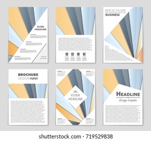 Abstract vector layout background set. For art template design, list, front page, mockup brochure theme style, banner, idea, cover, booklet, print, flyer, book, blank, card, ad, sign, sheet,, a4.