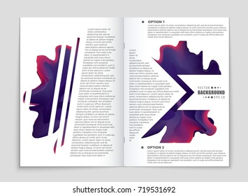 Abstract vector layout background set. For art template design, list, front page, mockup brochure theme style, banner, idea, cover, booklet, print, flyer, book, blank, card, ad, sign, sheet, a4