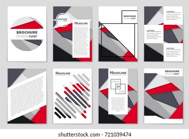 Abstract vector layout background set. For art template design, list, front page, mockup brochure theme style, banner, idea, cover, booklet, print, flyer, book, blank, card, ad, sign, sheet,, a4.