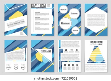 Abstract vector layout background set. For art template design, list, front page, mockup brochure theme style, banner, idea, cover, booklet, print, flyer, book, blank, card, ad, sign, sheet,, a4.