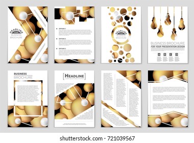 Abstract vector layout background set. For art template design, list, front page, mockup brochure theme style, banner, idea, cover, booklet, print, flyer, book, blank, card, ad, sign, sheet, a4.