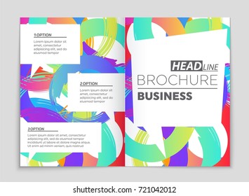 Abstract vector layout background set. For art template design, list, front page, mockup brochure theme style, banner, idea, cover, booklet, print, flyer, book, blank, card, ad, sign, sheet, a4