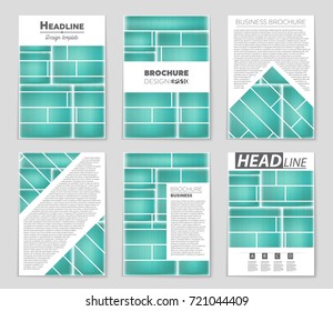 Abstract vector layout background set. For art template design, list, front page, mockup brochure theme style, banner, idea, cover, booklet, print, flyer, book, blank, card, ad, sign, sheet, a4