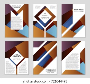 Abstract vector layout background set. For art template design, list, front page, mockup brochure theme style, banner, idea, cover, booklet, print, flyer, book, blank, card, ad, sign, sheet,, a4.
