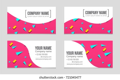Abstract vector layout background set. For art template design, list, front page, mockup brochure theme style, banner, idea, cover, booklet, print, flyer, book, blank, card, ad, sign, sheet, a4