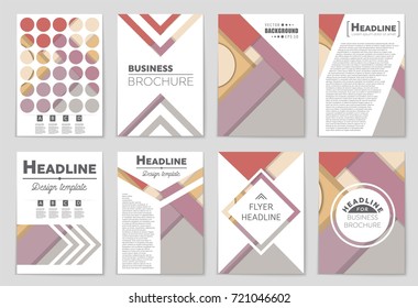 Abstract vector layout background set. For art template design, list, front page, mockup brochure theme style, banner, idea, cover, booklet, print, flyer, book, blank, card, ad, sign, sheet,, a4.
