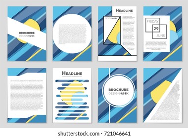 Abstract vector layout background set. For art template design, list, front page, mockup brochure theme style, banner, idea, cover, booklet, print, flyer, book, blank, card, ad, sign, sheet,, a4.