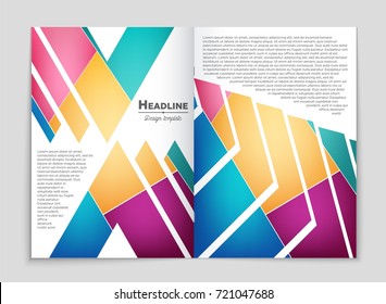Abstract vector layout background set. For art template design, list, front page, mockup brochure theme style, banner, idea, cover, booklet, print, flyer, book, blank, card, ad, sign, sheet, a4