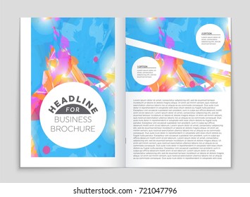 Abstract vector layout background set. For art template design, list, front page, mockup brochure theme style, banner, idea, cover, booklet, print, flyer, book, blank, card, ad, sign, sheet, a4