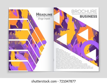 Abstract vector layout background set. For art template design, list, front page, mockup brochure theme style, banner, idea, cover, booklet, print, flyer, book, blank, card, ad, sign, sheet, a4