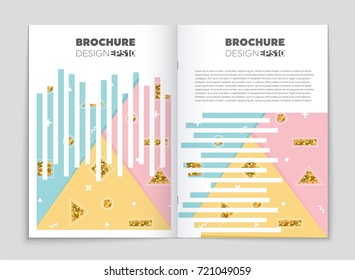 Abstract vector layout background set. For art template design, list, front page, mockup brochure theme style, banner, idea, cover, booklet, print, flyer, book, blank, card, ad, sign, sheet, a4