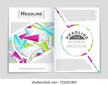 Abstract vector layout background set. For art template design, list, front page, mockup brochure theme style, banner, idea, cover, booklet, print, flyer, book, blank, card, ad, sign, sheet, a4.