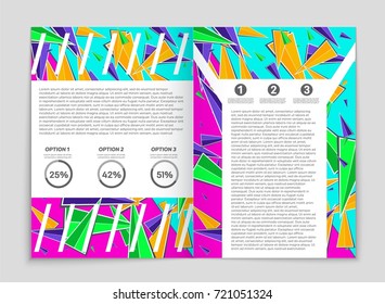 Abstract vector layout background set. For art template design, list, front page, mockup brochure theme style, banner, idea, cover, booklet, print, flyer, book, blank, card, ad, sign, sheet, a4.
