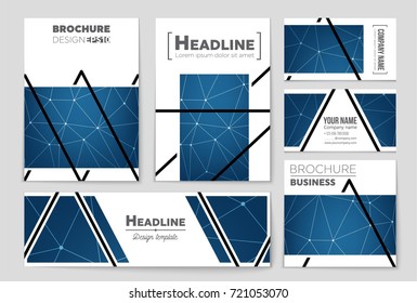 Abstract vector layout background set. For art template design, list, front page, mockup brochure theme style, banner, idea, cover, booklet, print, flyer, book, blank, card, ad, sign, sheet, a4.