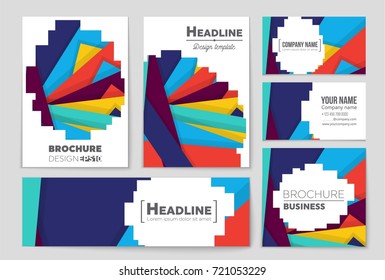 Abstract vector layout background set. For art template design, list, front page, mockup brochure theme style, banner, idea, cover, booklet, print, flyer, book, blank, card, ad, sign, sheet,, a4.