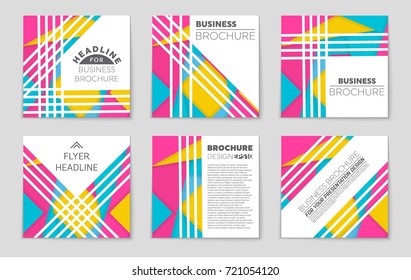 Abstract vector layout background set. For art template design, list, front page, mockup brochure theme style, banner, idea, cover, booklet, print, flyer, book, blank, card, ad, sign, sheet,, a4.