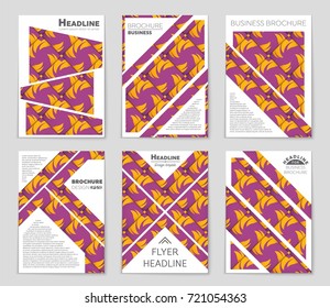 Abstract vector layout background set. For art template design, list, front page, mockup brochure theme style, banner, idea, cover, booklet, print, flyer, book, blank, card, ad, sign, sheet, a4.