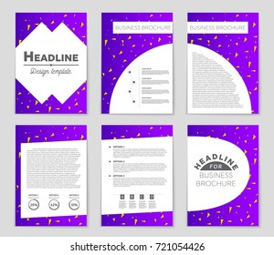 Abstract vector layout background set. For art template design, list, front page, mockup brochure theme style, banner, idea, cover, booklet, print, flyer, book, blank, card, ad, sign, sheet, a4