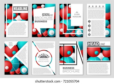 Abstract vector layout background set. For art template design, list, front page, mockup brochure theme style, banner, idea, cover, booklet, print, flyer, book, blank, card, ad, sign, sheet, a4.