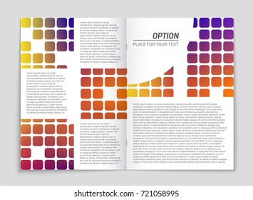 Abstract vector layout background set. For art template design, list, front page, mockup brochure theme style, banner, idea, cover, booklet, print, flyer, book, blank, card, ad, sign, sheet, a4.