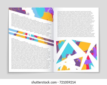 Abstract vector layout background set. For art template design, list, front page, mockup brochure theme style, banner, idea, cover, booklet, print, flyer, book, blank, card, ad, sign, sheet, a4