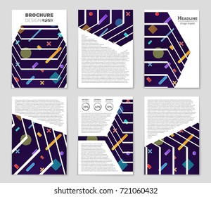 Abstract vector layout background set. For art template design, list, front page, mockup brochure theme style, banner, idea, cover, booklet, print, flyer, book, blank, card, ad, sign, sheet, a4.