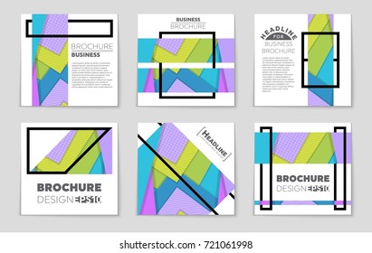 Abstract vector layout background set. For art template design, list, front page, mockup brochure theme style, banner, idea, cover, booklet, print, flyer, book, blank, card, ad, sign, sheet,, a4.