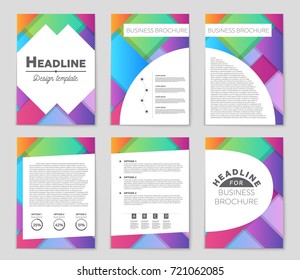 Abstract vector layout background set. For art template design, list, front page, mockup brochure theme style, banner, idea, cover, booklet, print, flyer, book, blank, card, ad, sign, sheet,, a4.