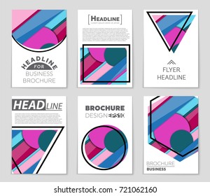 Abstract vector layout background set. For art template design, list, front page, mockup brochure theme style, banner, idea, cover, booklet, print, flyer, book, blank, card, ad, sign, sheet,, a4.