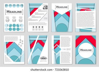 Abstract vector layout background set. For art template design, list, front page, mockup brochure theme style, banner, idea, cover, booklet, print, flyer, book, blank, card, ad, sign, sheet,, a4.