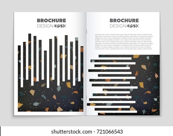 Abstract vector layout background set. For art template design, list, front page, mockup brochure theme style, banner, idea, cover, booklet, print, flyer, book, blank, card, ad, sign, sheet, a4