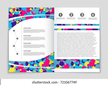 Abstract vector layout background set. For art template design, list, front page, mockup brochure theme style, banner, idea, cover, booklet, print, flyer, book, blank, card, ad, sign, sheet, a4.