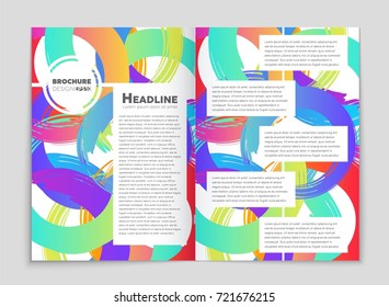 Abstract vector layout background set. For art template design, list, front page, mockup brochure theme style, banner, idea, cover, booklet, print, flyer, book, blank, card, ad, sign, sheet, a4
