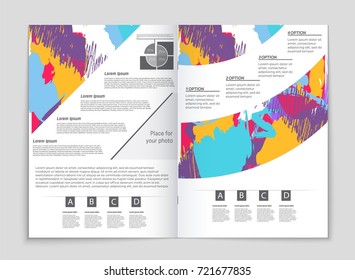 Abstract vector layout background set. For art template design, list, front page, mockup brochure theme style, banner, idea, cover, booklet, print, flyer, book, blank, card, ad, sign, sheet, a4