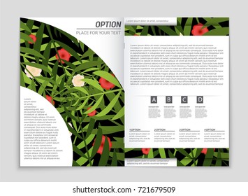 Abstract vector layout background set. For art template design, list, front page, mockup brochure theme style, banner, idea, cover, booklet, print, flyer, book, blank, card, ad, sign, sheet, a4