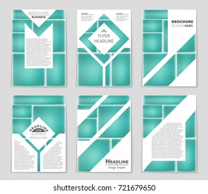 Abstract vector layout background set. For art template design, list, front page, mockup brochure theme style, banner, idea, cover, booklet, print, flyer, book, blank, card, ad, sign, sheet, a4