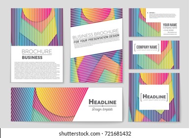 Abstract vector layout background set. For art template design, list, front page, mockup brochure theme style, banner, idea, cover, booklet, print, flyer, book, blank, card, ad, sign, sheet,, a4.